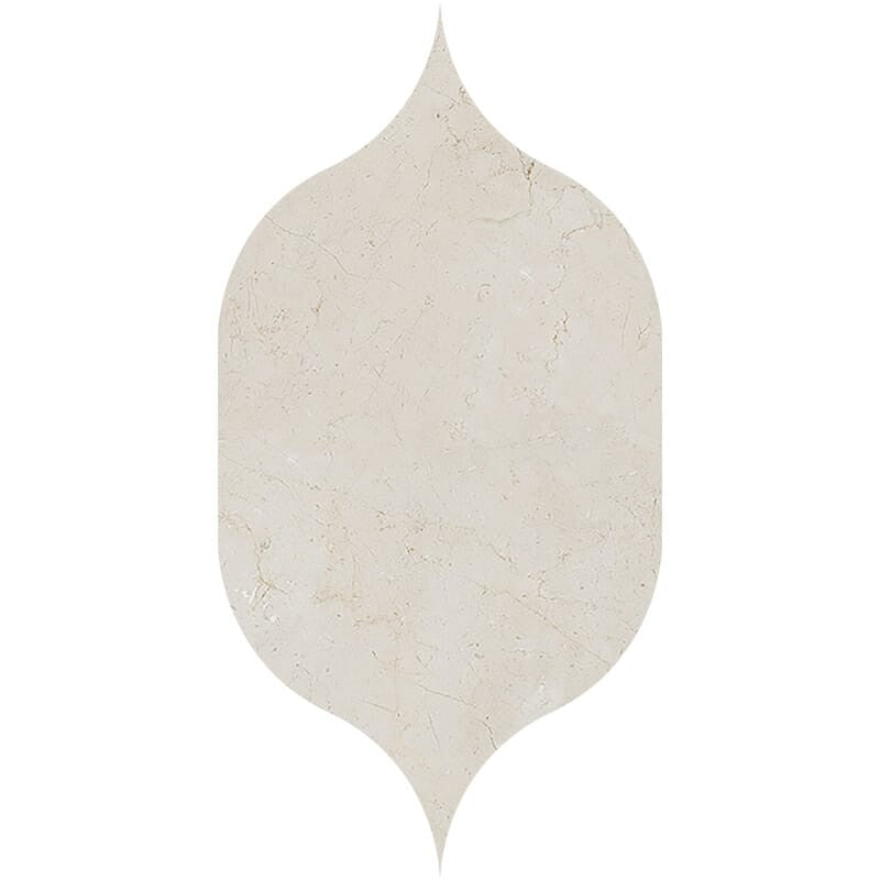 DIMENTIONS : Gothic Arabesque Field Tile (polished | 4"x8"x7/8" | straight cut)