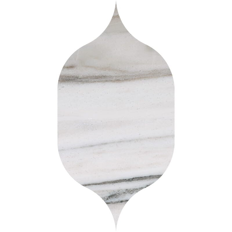 DIMENTIONS : Gothic Arabesque Field Tile (polished | 4"x8"x7/8" | straight cut)