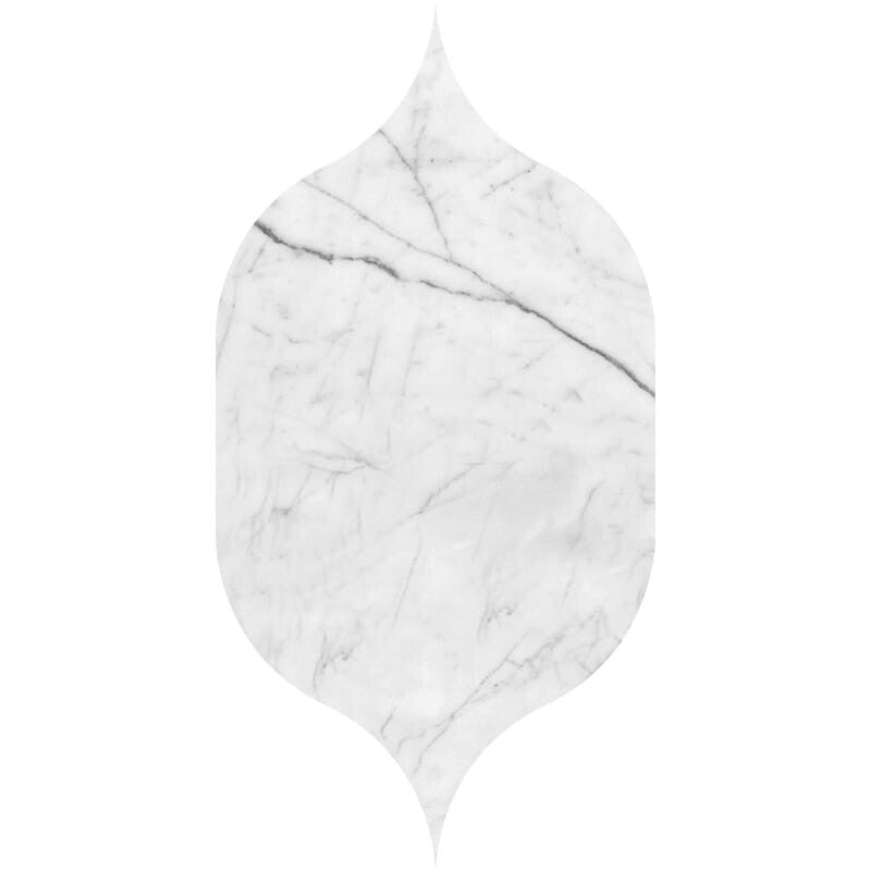 DIMENTIONS : Gothic Arabesque Field Tile (polished | 4"x8"x7/8" | straight cut)
