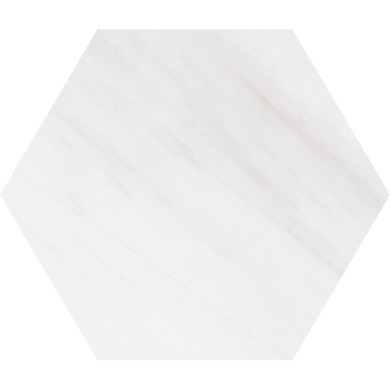 DIMENTIONS : Hexagon Field Tile (polished | 5"x5"x25/32" | straight cut)