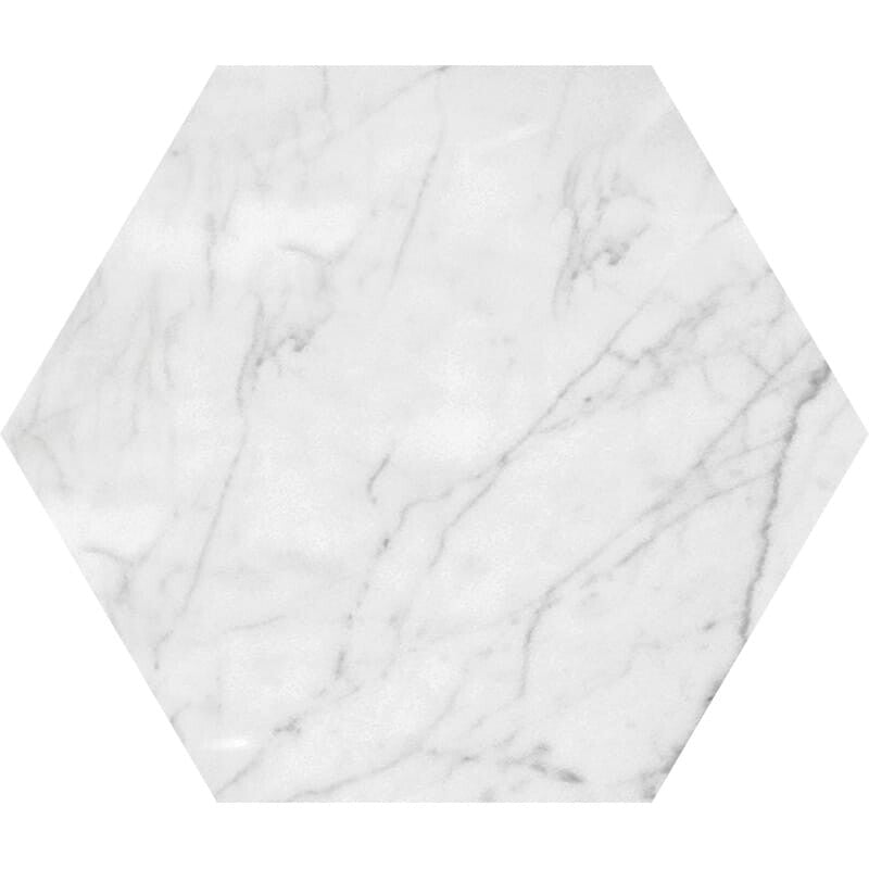 DIMENTIONS : Hexagon Field Tile (honed | 5"x5"x25/32" | straight cut)