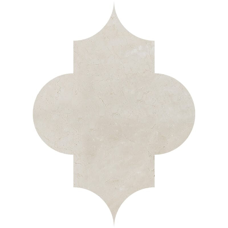 DIMENTIONS : Arabesquette Field Tile (polished | 6"x8"x1/4" | straight cut)