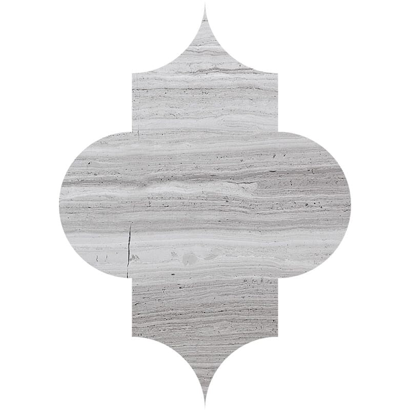 DIMENTIONS : Arabesquette Field Tile (honed | 6"x8"x1/4" | straight cut)