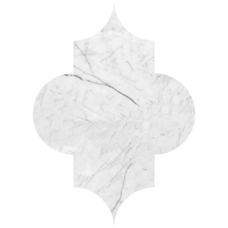 DIMENTIONS : Arabesquette Field Tile (honed | 6"x8"x1/4" | straight cut)