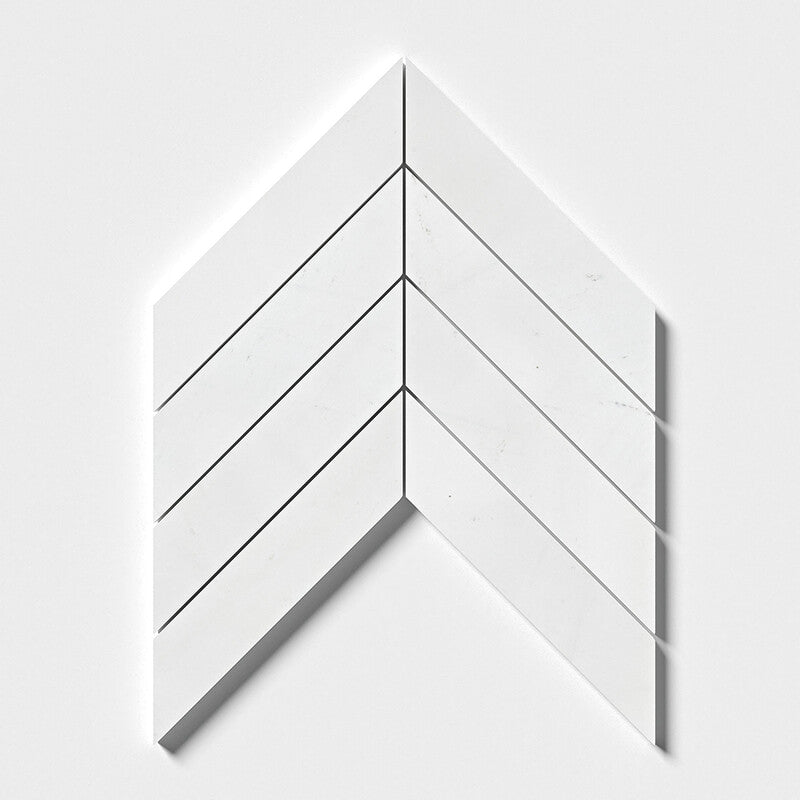 DIMENTIONS : Chevron Field Tile (polished | 10"x13"x3/8" | straight cut)