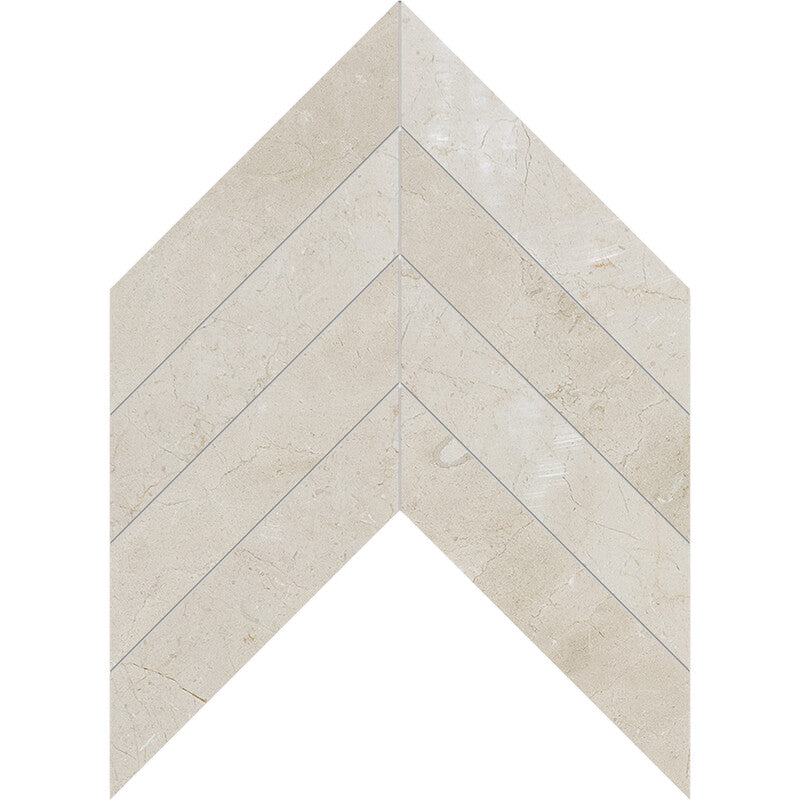 DIMENTIONS : Chevron Field Tile (polished | 10"x13"x3/8" | straight cut)