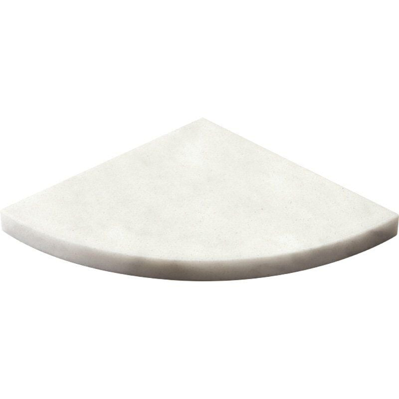 CHAMPAGNE: Corner Shelve (honed | 8"x8"x3/4" | round)