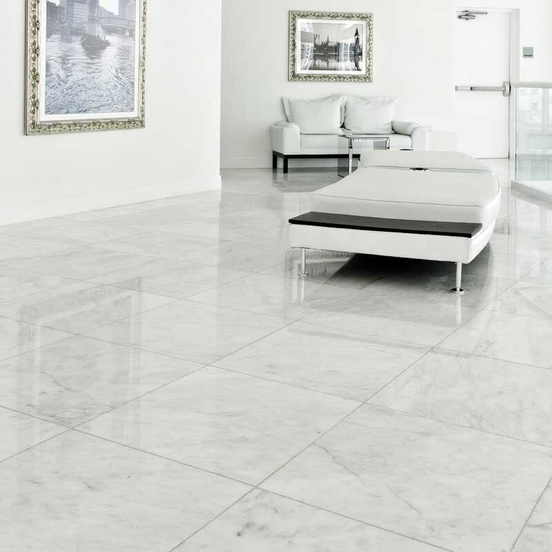 CALACATTA GOLD EXTRA : Square Field Tile (polished | 18"x18"x3/8" | straight cut)