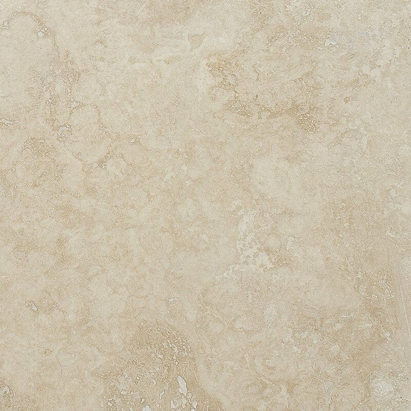 IVORY TRAVERTINE: Square Field Tile (honed filled | 18"x18"x1/2" | straight cut)