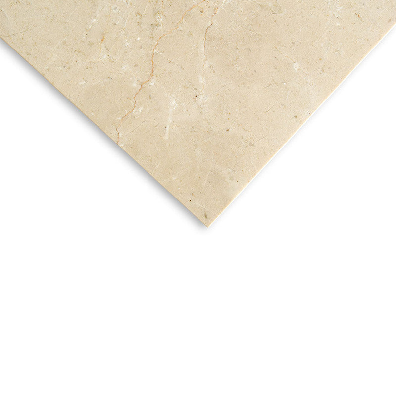 CREMA MARFIL : Square Field Tile (polished | 12"x12"x3/8" | beveled)
