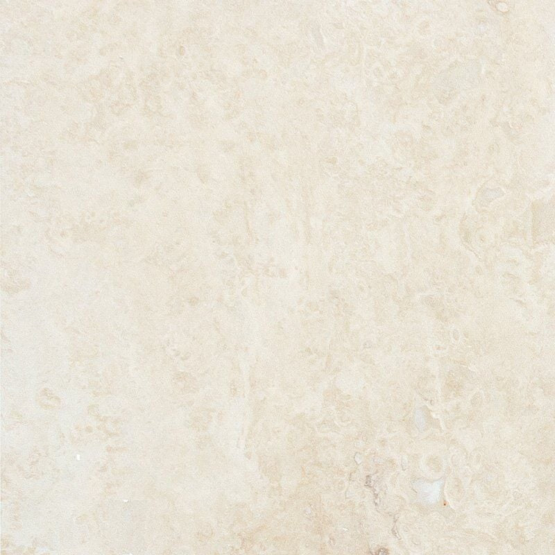 IVORY TRAVERTINE: Square Field Tile (honed filled | 24"x24"x1/2" | straight cut)