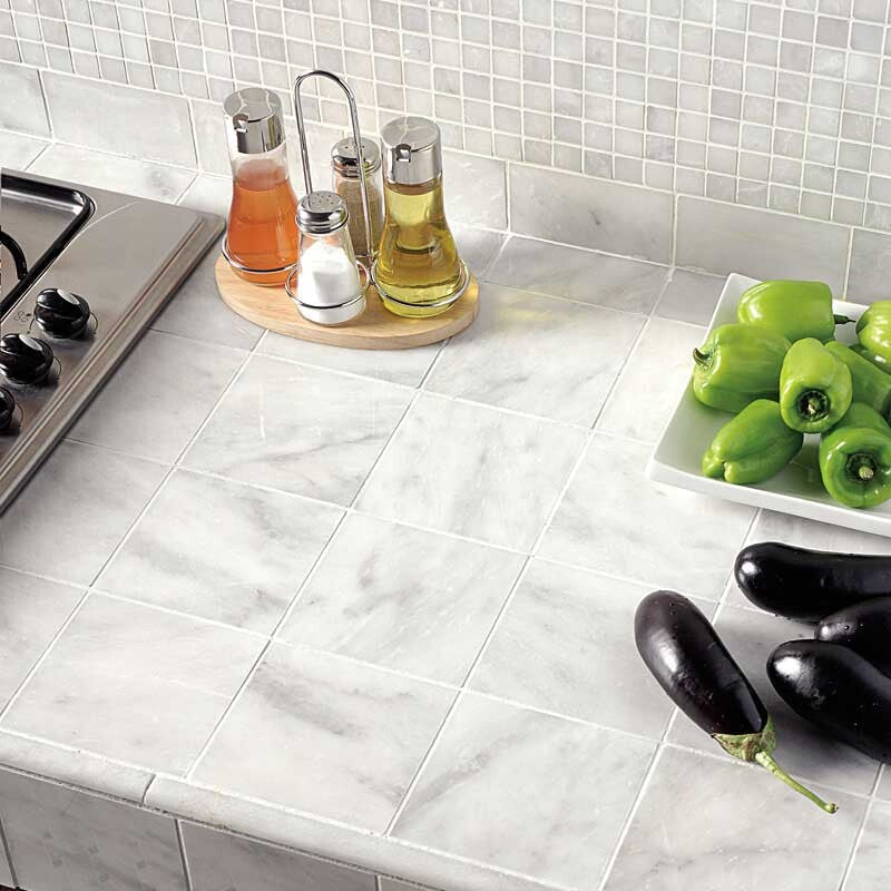 AVALON: Square Field Tile (polished | 5"x5"x1/2" | straight cut)
