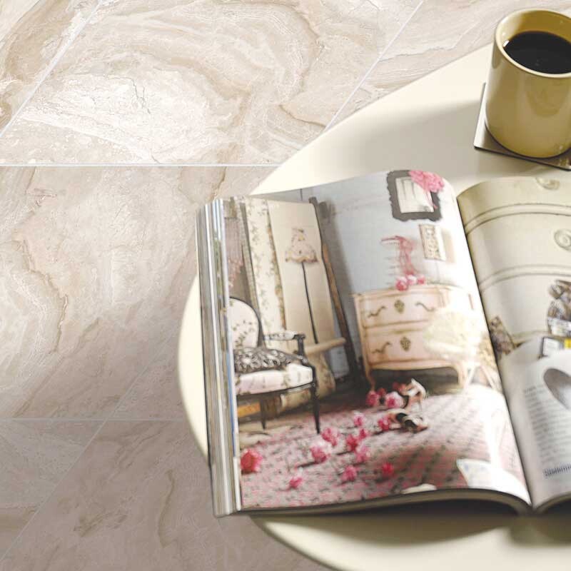 DIANA ROYAL : Square Field Tile (polished | 18"x18"x1/2" | straight cut)