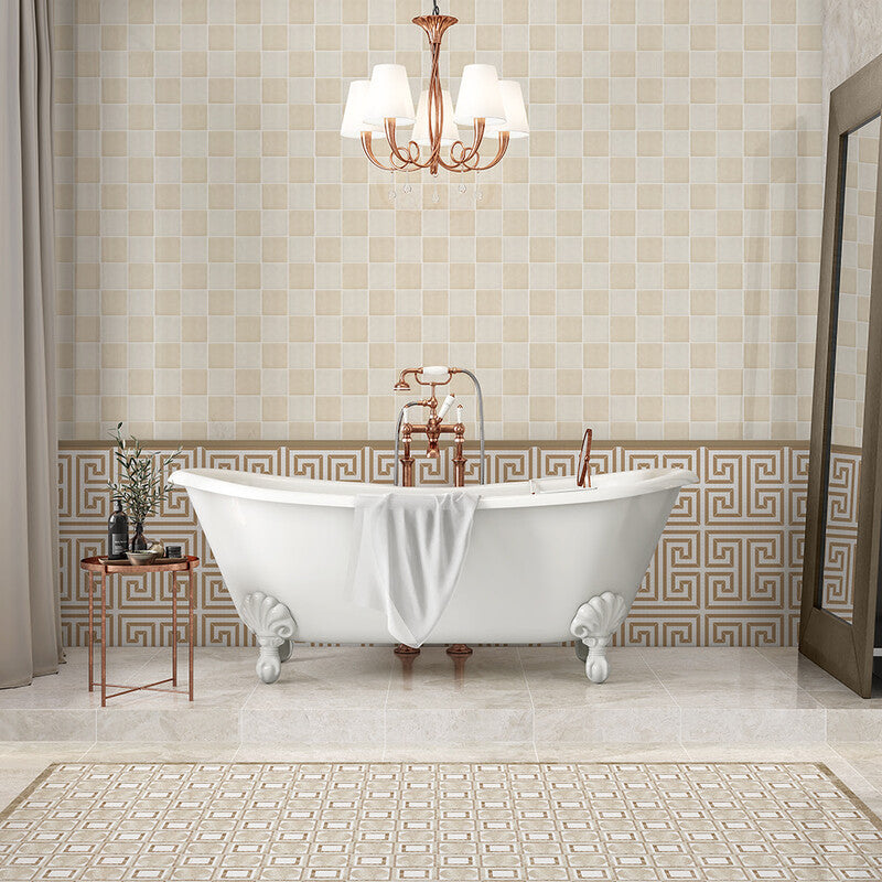 DIANA ROYAL : Square Field Tile (polished | 18"x18"x1/2" | straight cut)