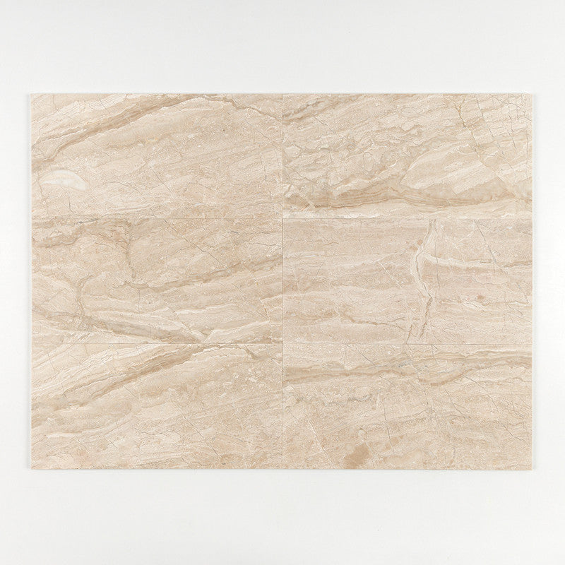 DIANA ROYAL : Rectangle Field Tile (polished | 12"x24"x1/2" | straight cut)