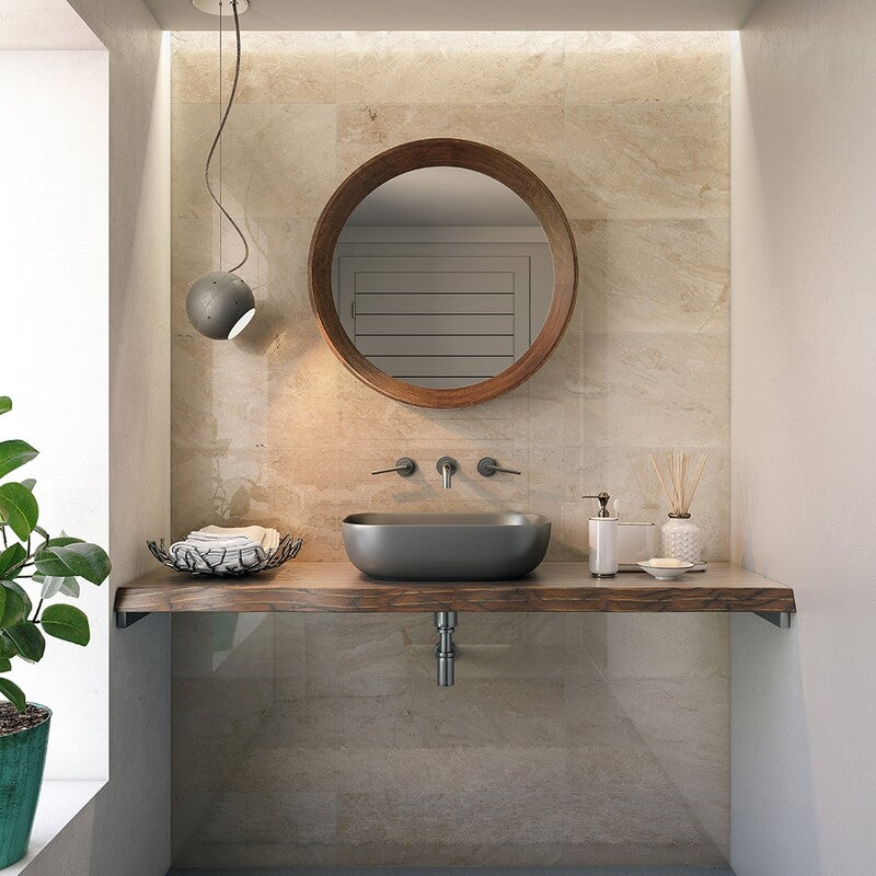 DIANA ROYAL : Rectangle Field Tile (polished | 12"x24"x1/2" | straight cut)