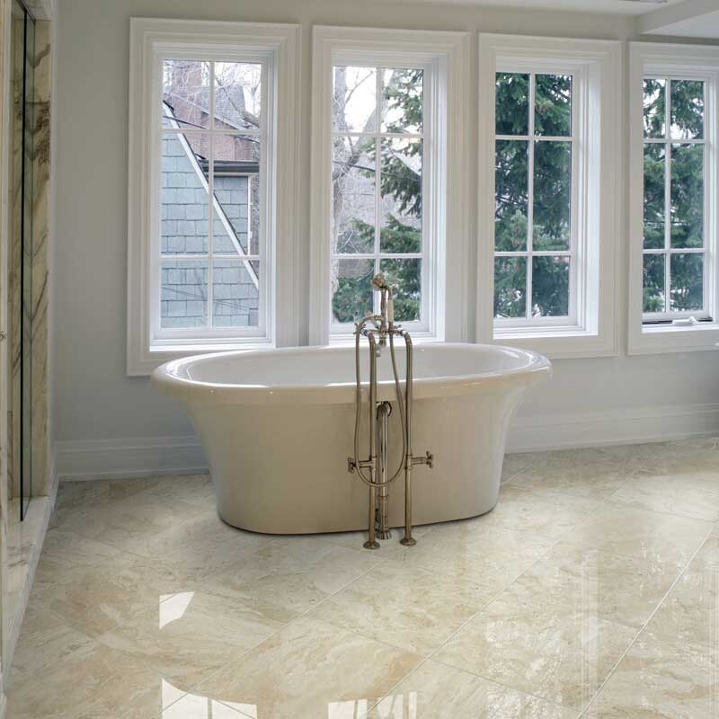 DIANA ROYAL : Square Field Tile (honed | 18"x18"x1/2" | straight cut)