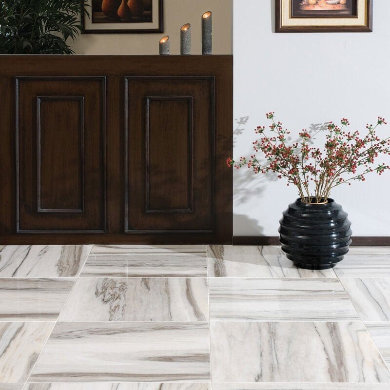 SKYLINE : Square Field Tile (polished | 18"x18"x1/2" | straight cut)