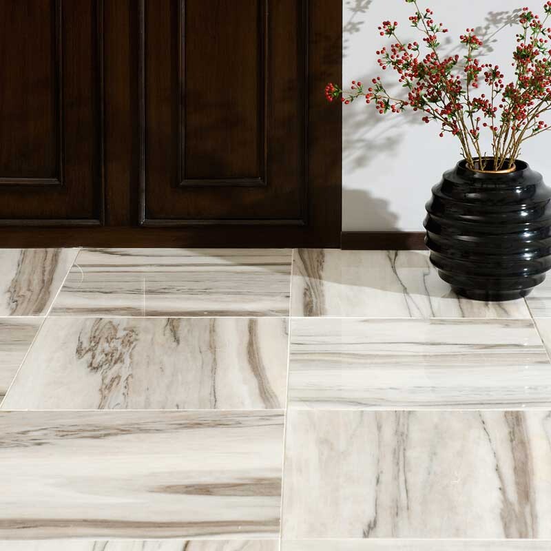 SKYLINE : Square Field Tile (polished | 18"x18"x1/2" | straight cut)