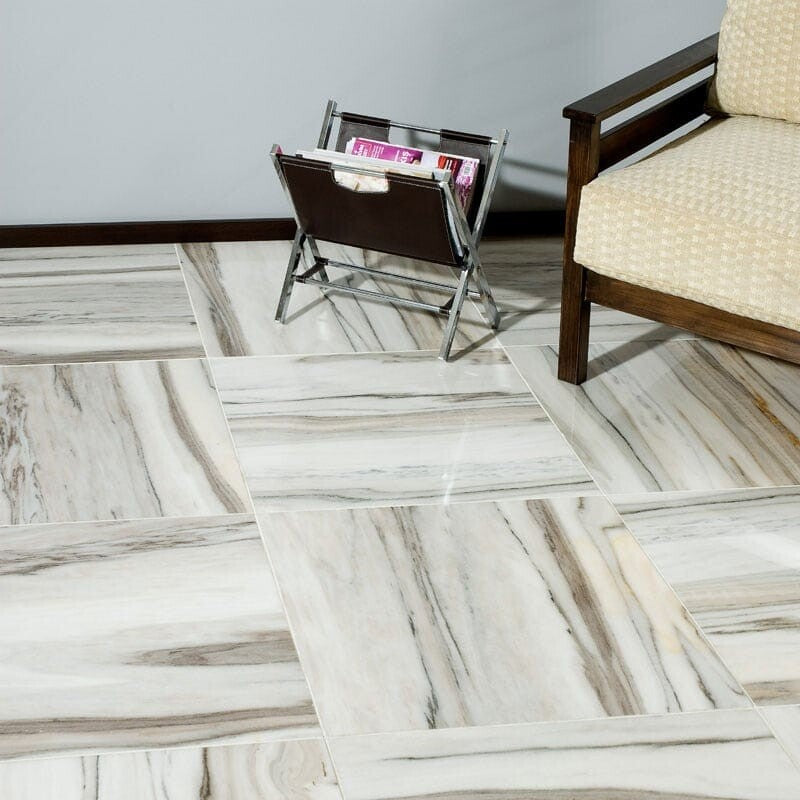 SKYLINE : Square Field Tile (polished | 12"x12"x3/8" | beveled)