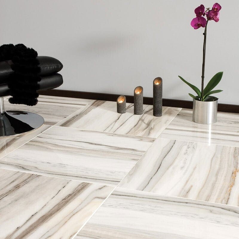 SKYLINE : Square Field Tile (polished | 12"x12"x3/8" | beveled)