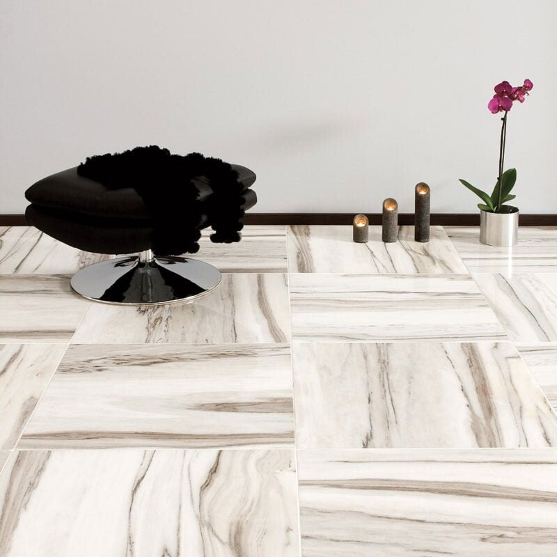 SKYLINE : Square Field Tile (polished | 12"x12"x3/8" | beveled)
