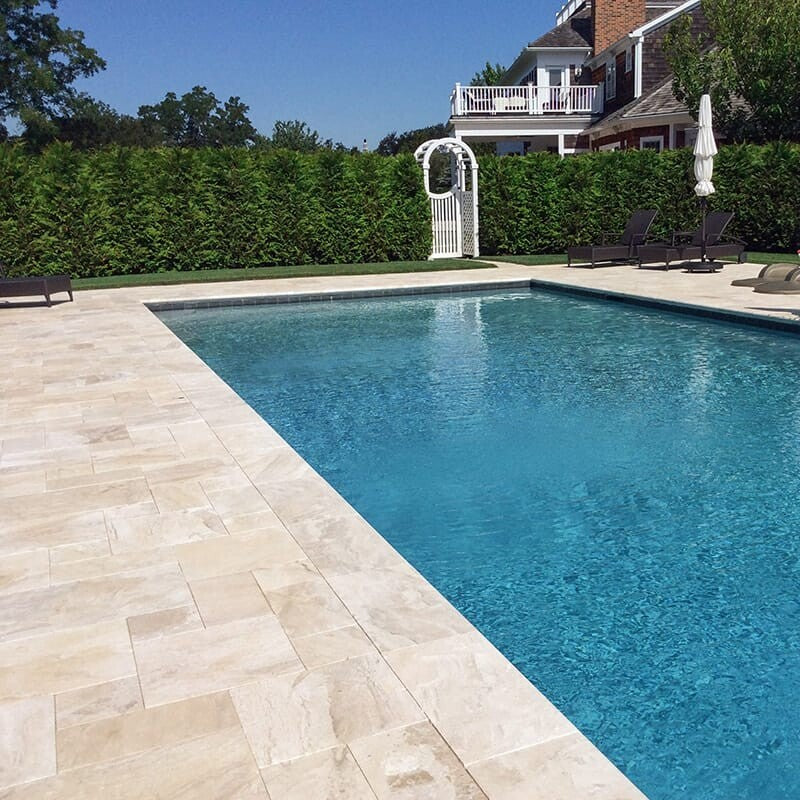 DIANA ROYAL : Marble Paving Tile (tumbled | round)