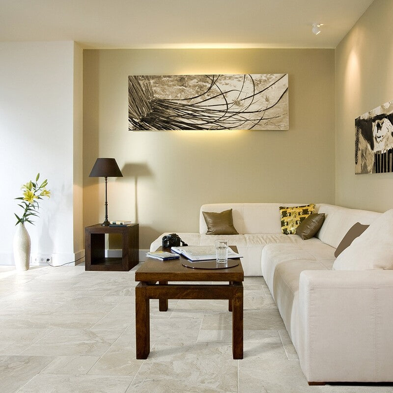 DIANA ROYAL : Marble Paving Tile (tumbled | round)