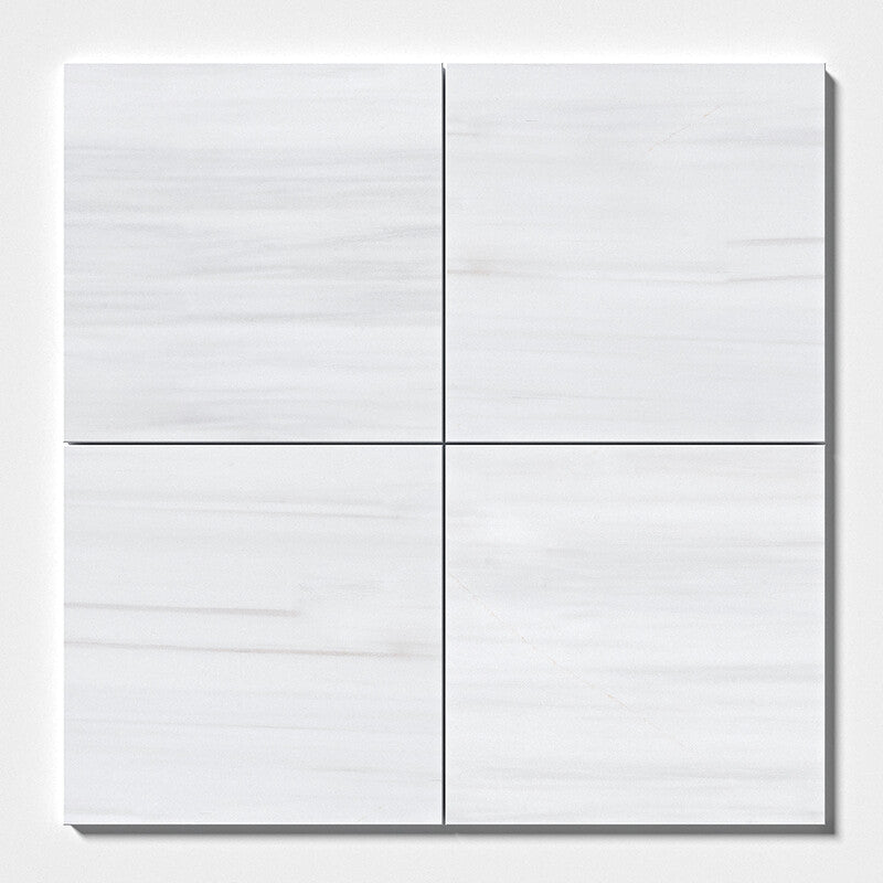BIANCO DOLOMITI CLASSIC : Rectangle Field Tile (honed | 12"x12"x3/8" | beveled)