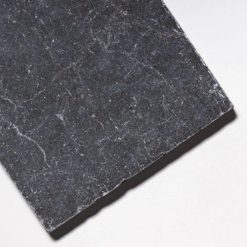 IRIS BLACK : Square Field Tile (brushed | 8"x8"x1/2" | chiseled)