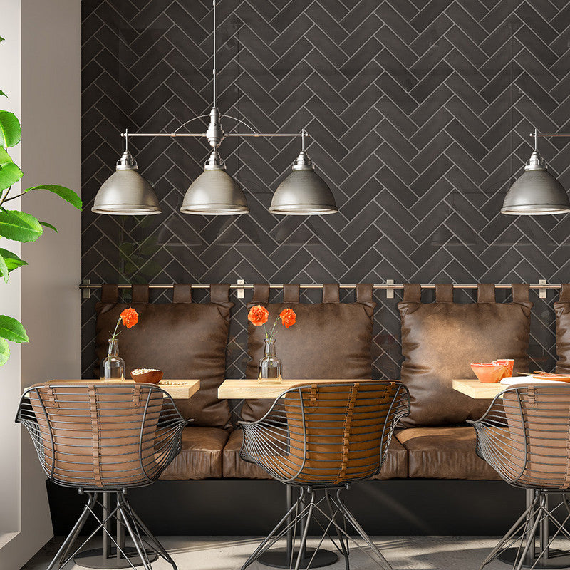 STATUS CERAMIC: Barn Rectangle Field Tile (glossy | 3"x9"x3/8" | beveled)
