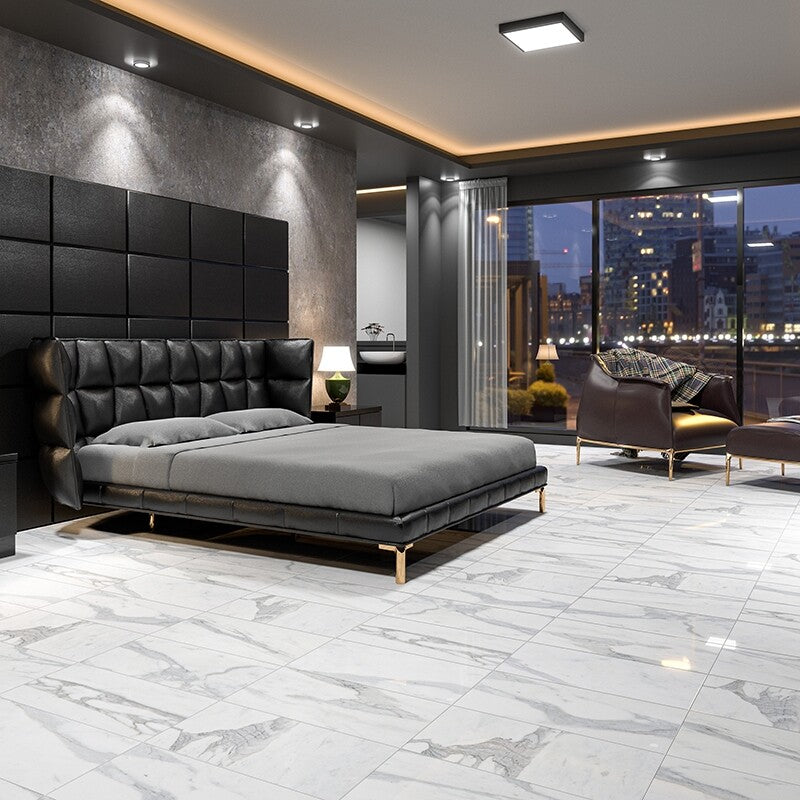 CALACATTA GOLD ROYAL : Rectangle Field Tile (polished | 12"x24"x3/8" | straight cut)