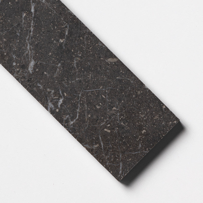 IRIS BLACK : Rectangle Field Tile (honed | 3"x12"x1/2" | straight cut)