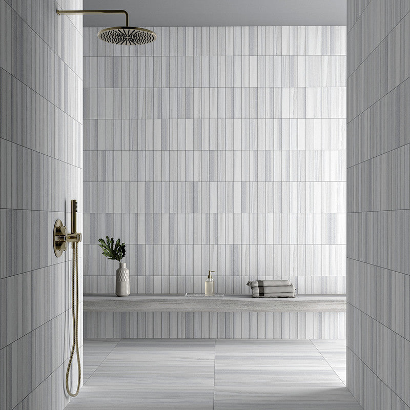 SKYLINE : Rectangle Field Tile (leather | 3"x12"x1/2" | straight cut)