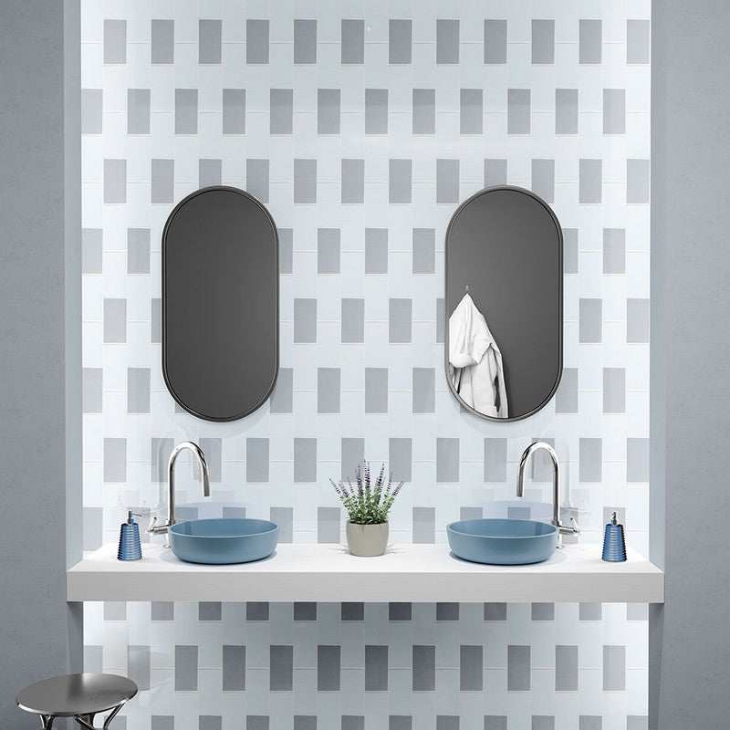 STATUS CERAMIC: Stone Rectangle Field Tile (glossy | 3"x6"x3/8" | beveled)