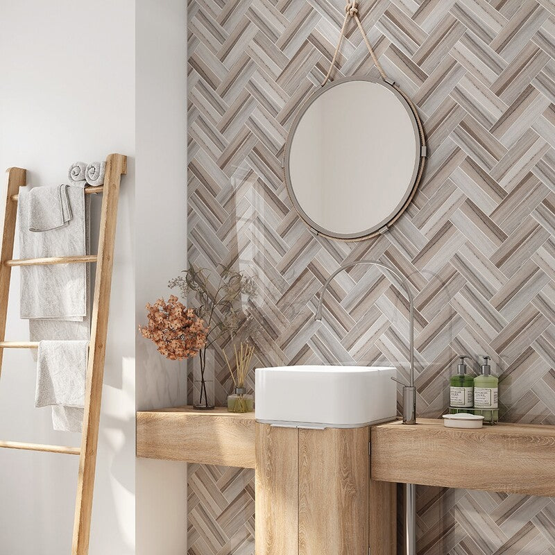 LONG SUBWAY: Skyline Rectangle Field Tile (polished | 2"x8"x1/2" | straight cut)