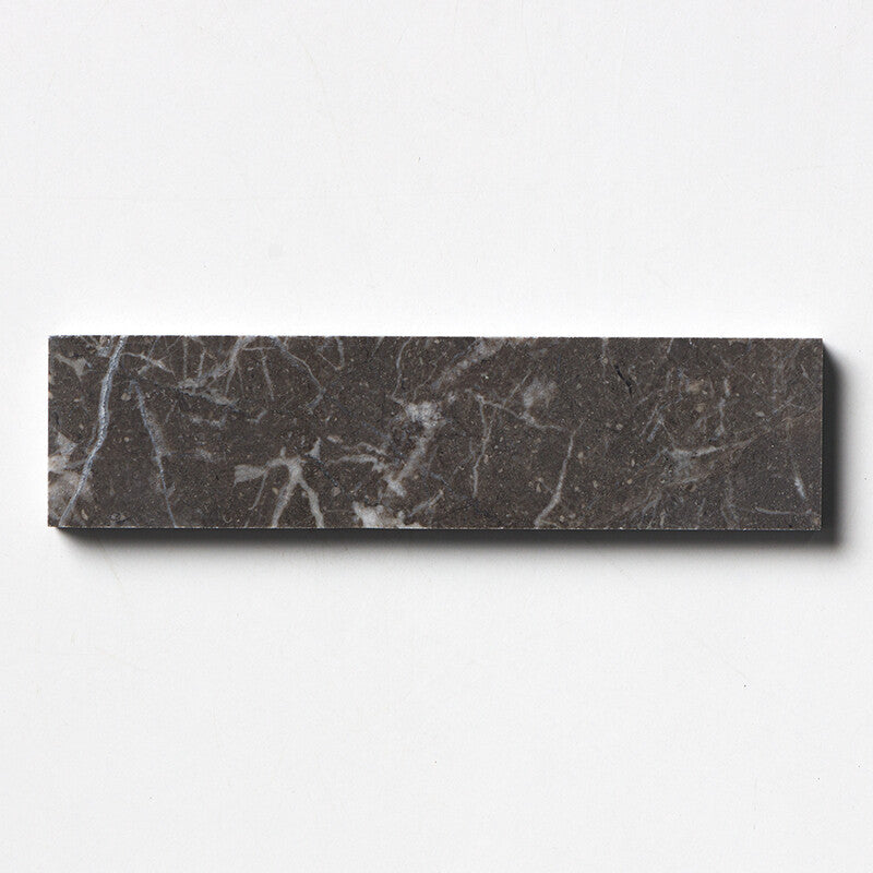 LONG SUBWAY: Iris Black Rectangle Field Tile (honed | 2"x8"x1/2" | straight cut)