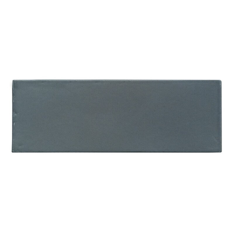 BREATHE MORESQUE: Indigo Rectangle Field Tile (glossy | 2"x6"x3/8" | round)