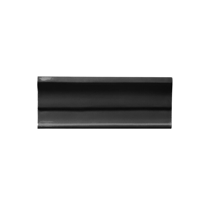 BREATHE MORESQUE: Nocturnal Ceramic Rail Molding (glossy | 2"x6"x1/4" | round)