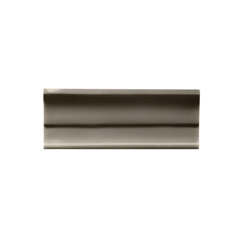 BREATHE MORESQUE: Arena Ceramic Rail Molding (glossy | 2"x6"x1/4" | round)