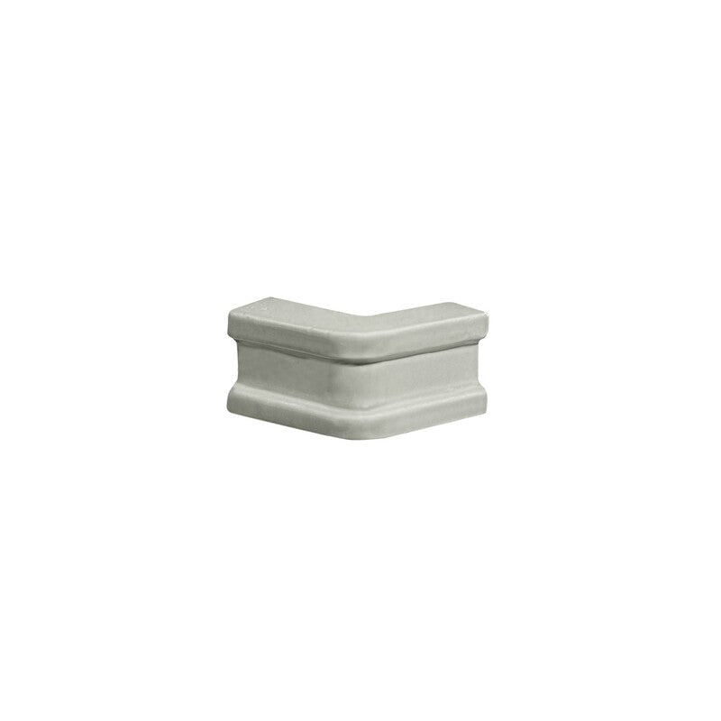 BREATHE MORESQUE: Ceniza Ceramic Bar Liner Corner (glossy | 1"x1"x3/8" | round)