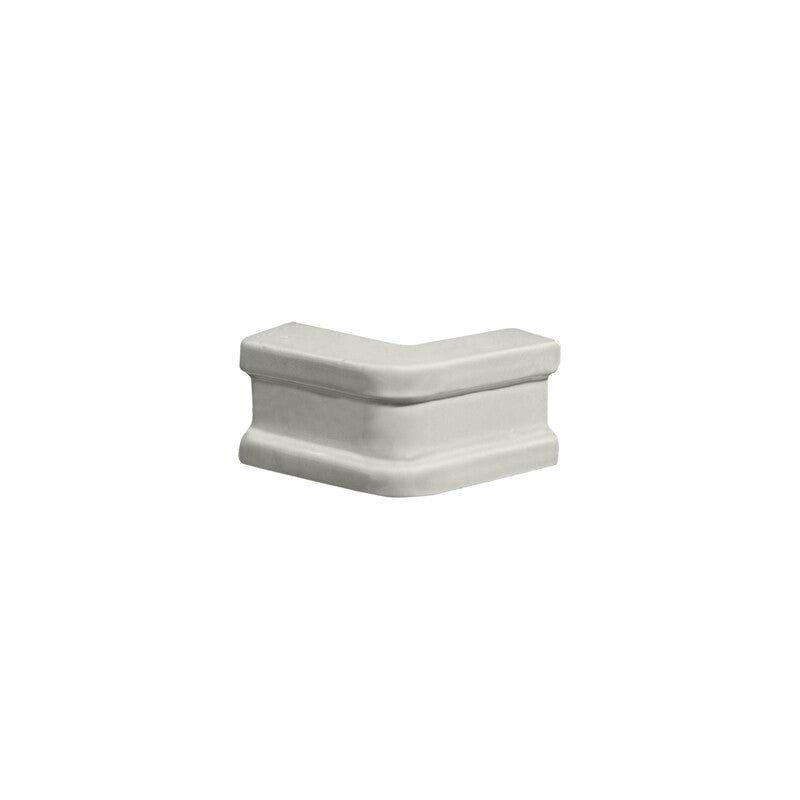 BREATHE MORESQUE: Seda Ceramic Bar Liner Corner (glossy | 1"x1"x3/8" | round)