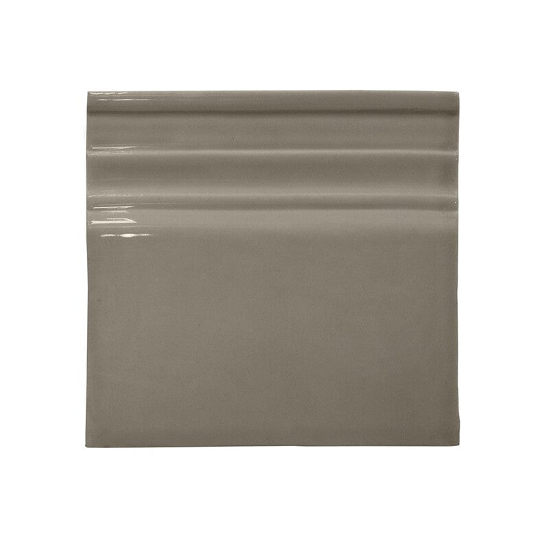 BREATHE MORESQUE: Arena Ceramic Baseboard (glossy | 6"x6"x3/8" | round)