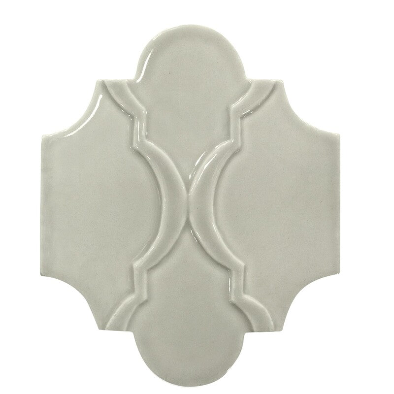 BREATHE MORESQUE: Breathe Arabesquette Field Deco Tile (glossy | 6"x8"x3/8" | round)