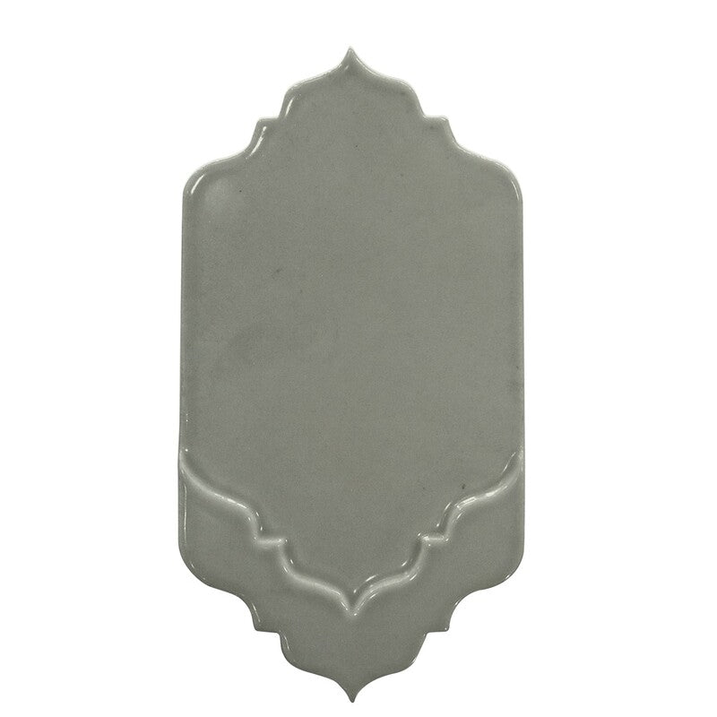 BREATHE MORESQUE: Ambrosia Musa Field Deco Tile (glossy | 4"x8"x3/8" | round)