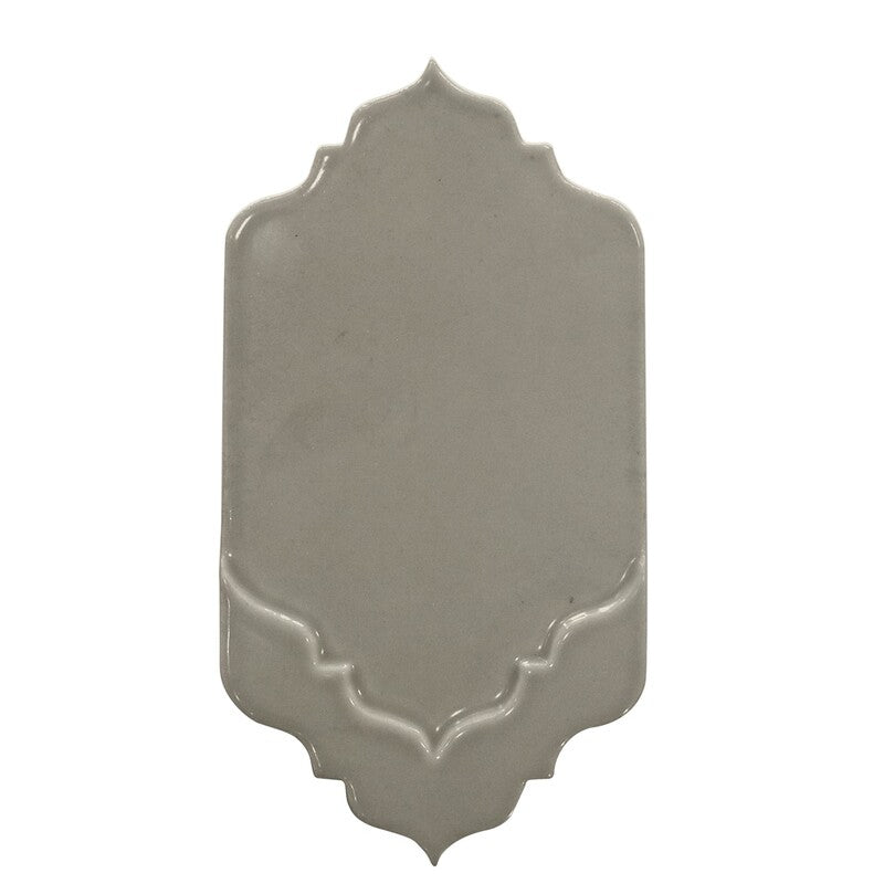 BREATHE MORESQUE: Camino Musa Field Deco Tile (glossy | 4"x8"x3/8" | round)