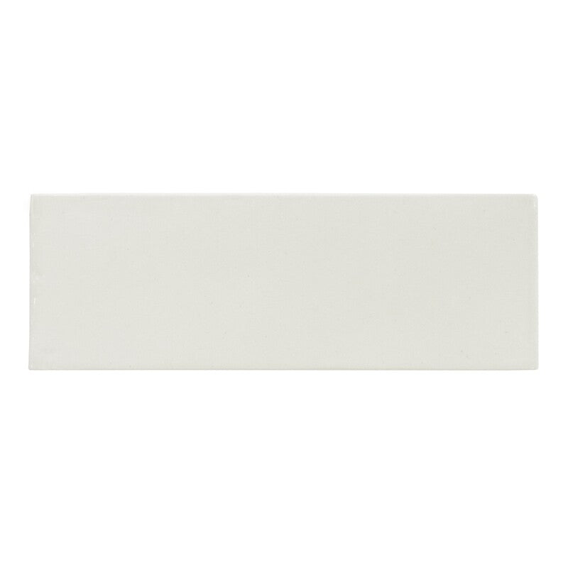 BREATHE MORESQUE: White Rectangle Field Tile (matte | 2"x6"x3/8" | round)