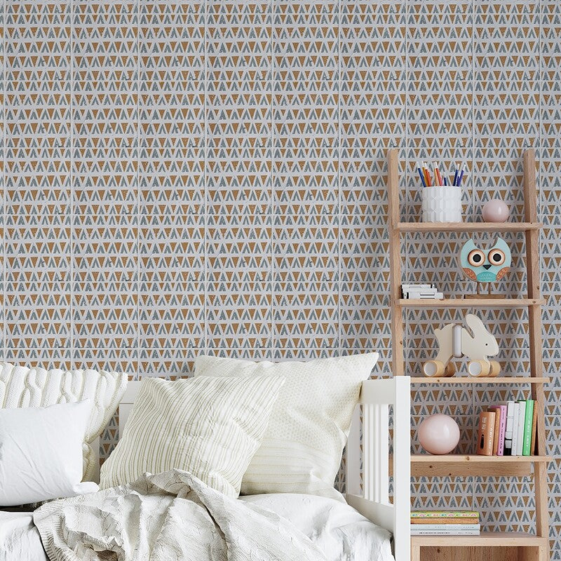 ANTIQUE: Zuni 2 Glazed Terracotta Field Deco Tile (6"x6"x1/2" | glossy)