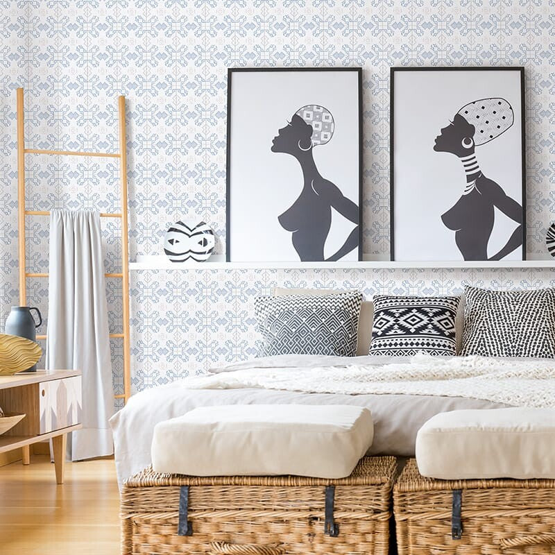 ZANZIBAR: Amare Field Deco Tile (matte | 6"x6"x3/8" | straight cut)