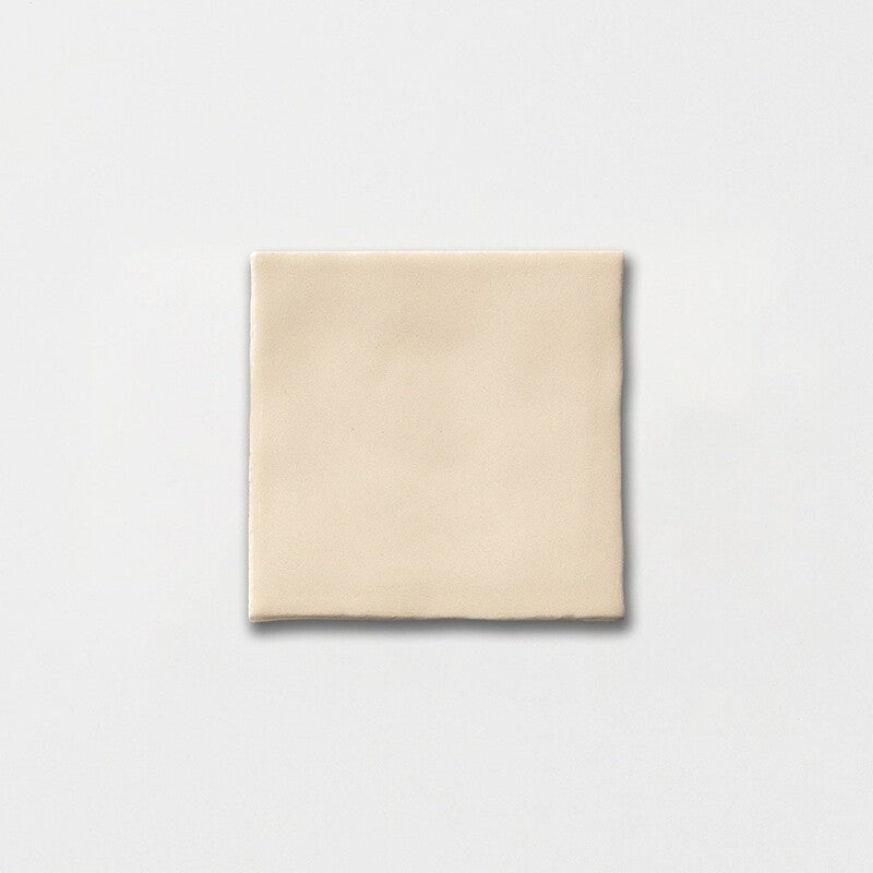 KASBAH: Sand Square Field Tile (glossy | 4"x4"x3/8" | straight cut)